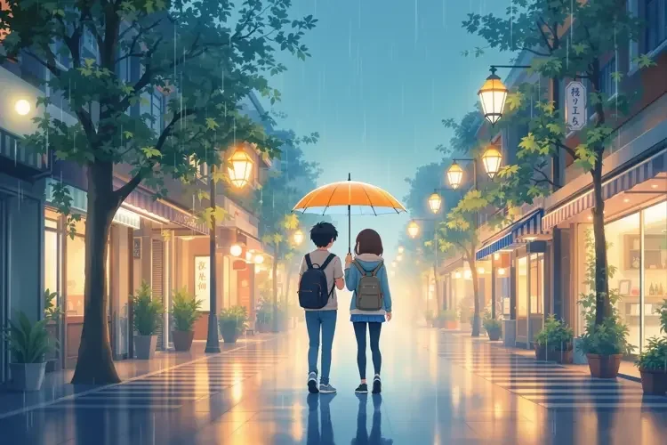 《雨季的约定》结局解析：伞下的人究竟是谁 - 动漫花园动漫封面